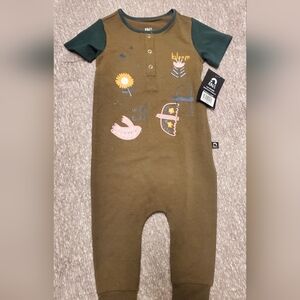 Rags to Raches olive romper